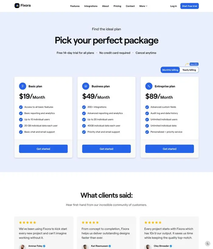 Pricing